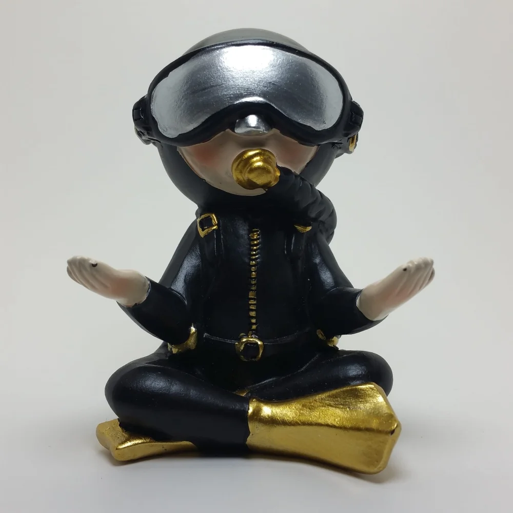 Eyeglass Holder Pen Holder Diver Figurine